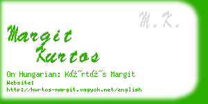 margit kurtos business card